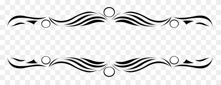 Border Black And White Clipart - Bo