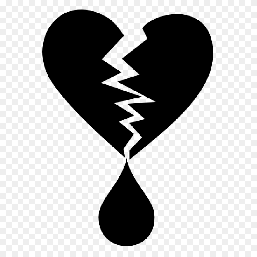 Broken Heart Clipart Briken - Broke