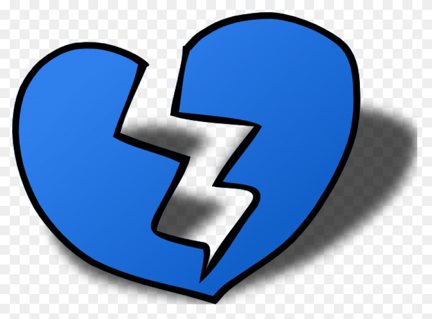 Broken Heart Clipart Briken - Broke
