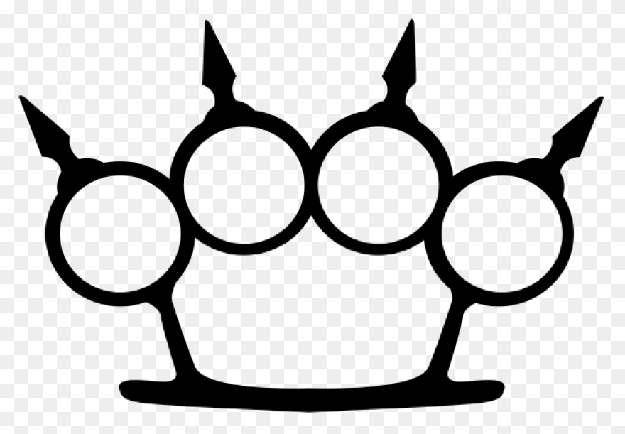 Brass Knuckles Icon Vector Image - 