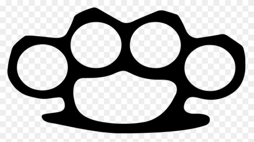 Brass Knuckles Icon Vector Image - 