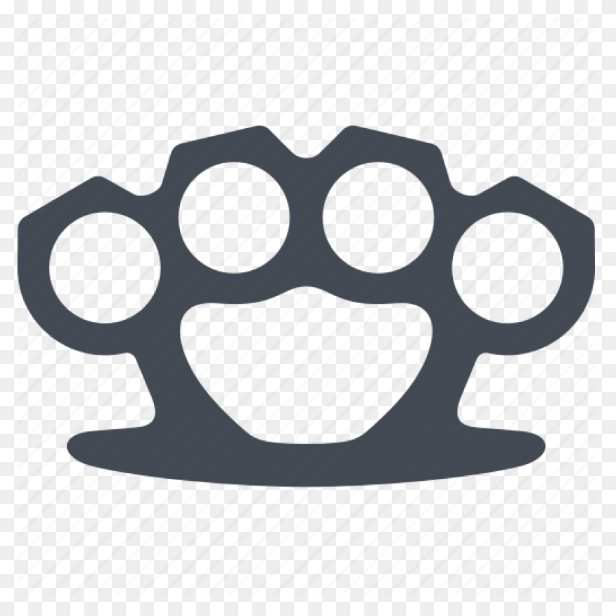 Brass Knuckles Icon Vector Image - 
