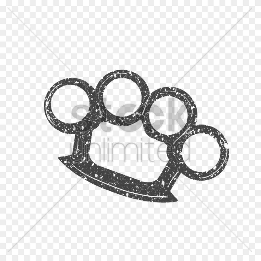 Brass Knuckles Icon Vector Image - Brass Knuckles