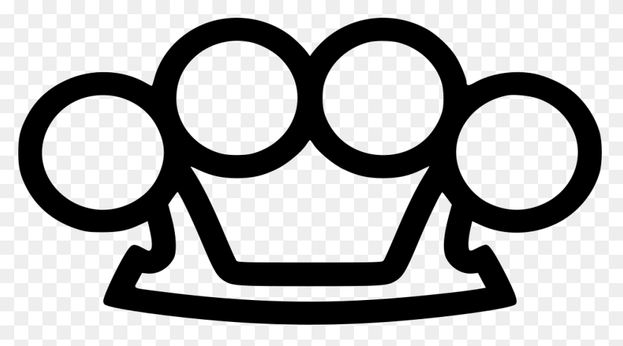 Brass Knuckles Icon Vector Image - 