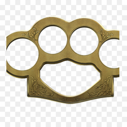 Brass Knuckles Icon Vector Image - 