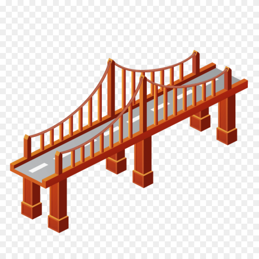 Golden Gate Bridge Clipart - Golden
