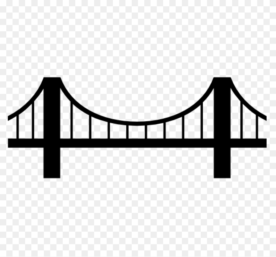 Golden Gate Bridge Clipart - Golden