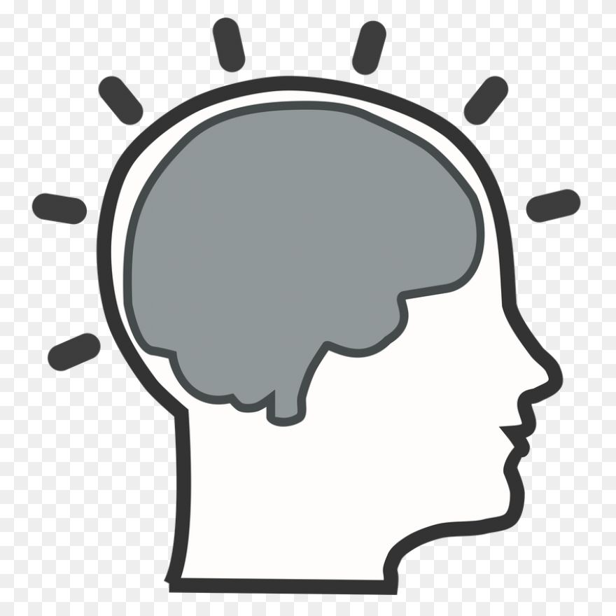 Lightbulb Clipart Human Brain - Bra