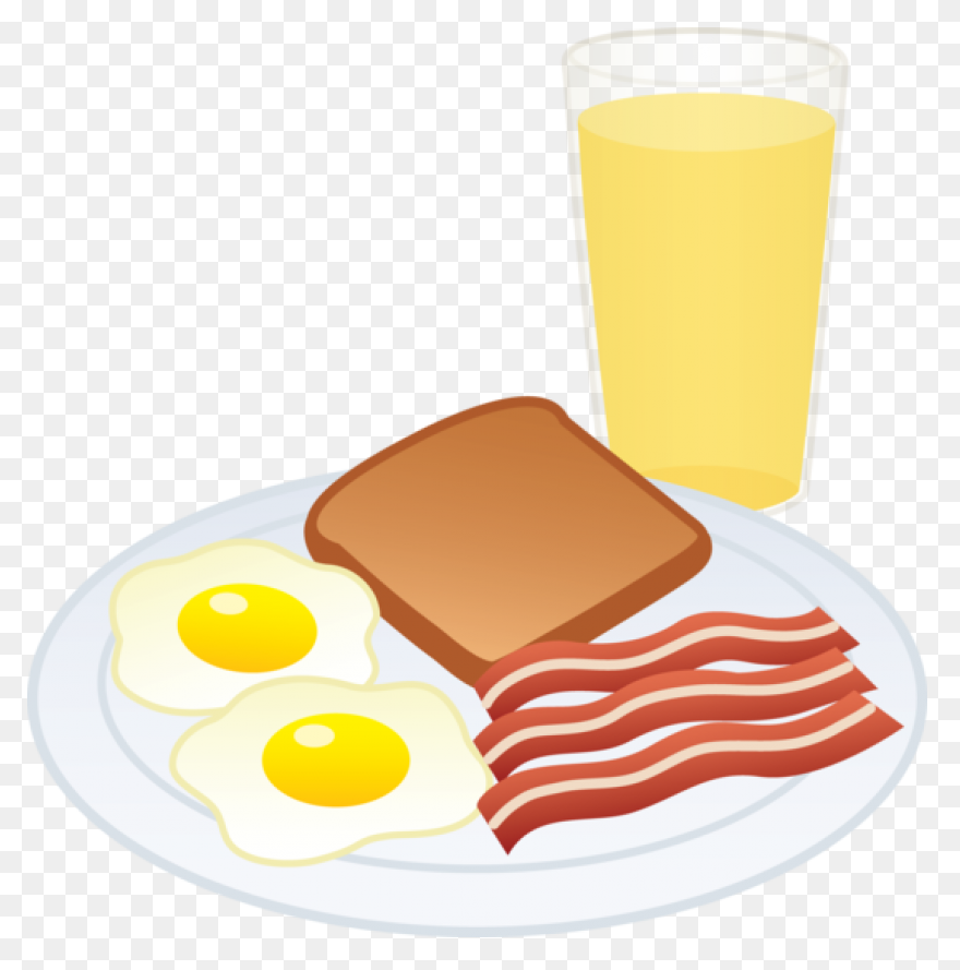 Eggs Bacon Toast And Juice - Free C
