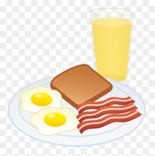 Eggs Bacon Toast And Juice - Free C