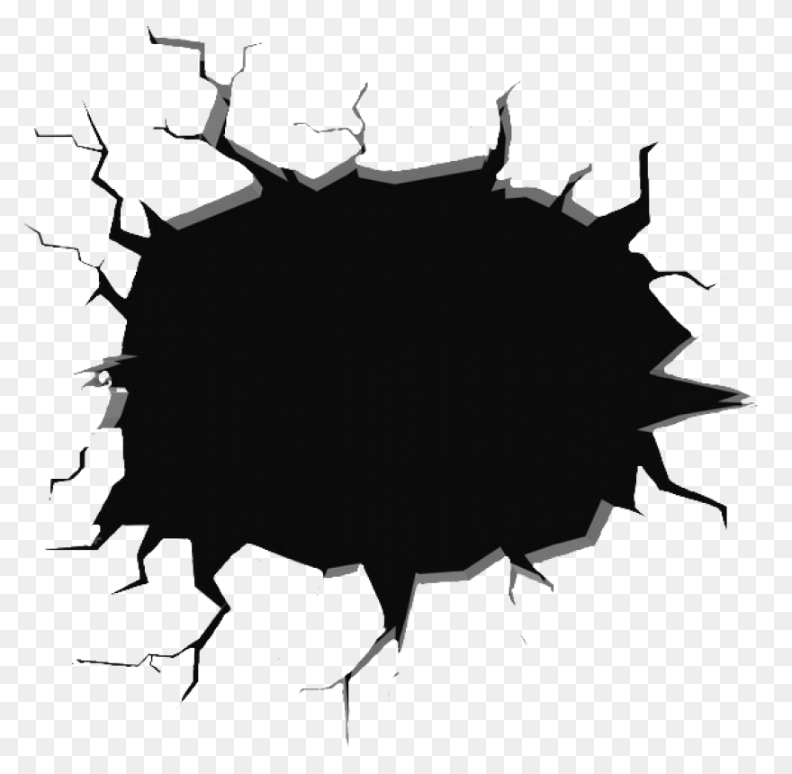 Hole Cracked Cracking Cracks Ground