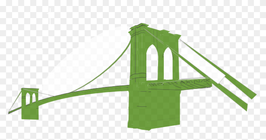 Brooklyn Bridge Green Clipart At - Brooklyn Bridge