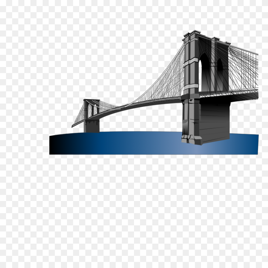 Brooklyn Bridge Green Clip Art At C