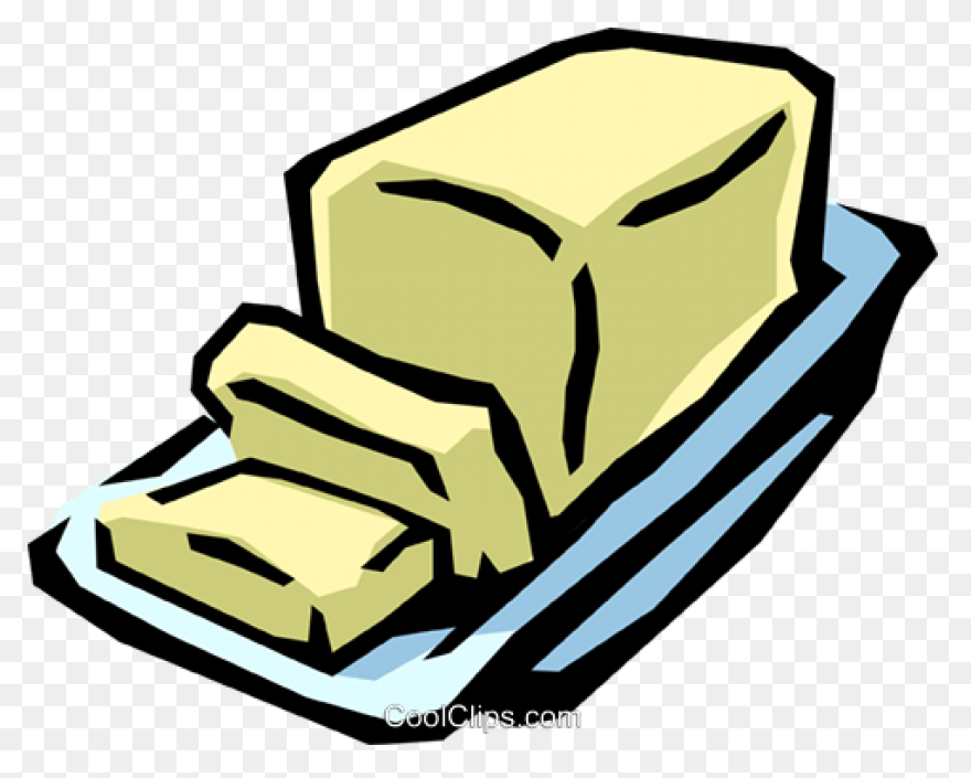 Butter Dish Royalty Free Vector - Butter
