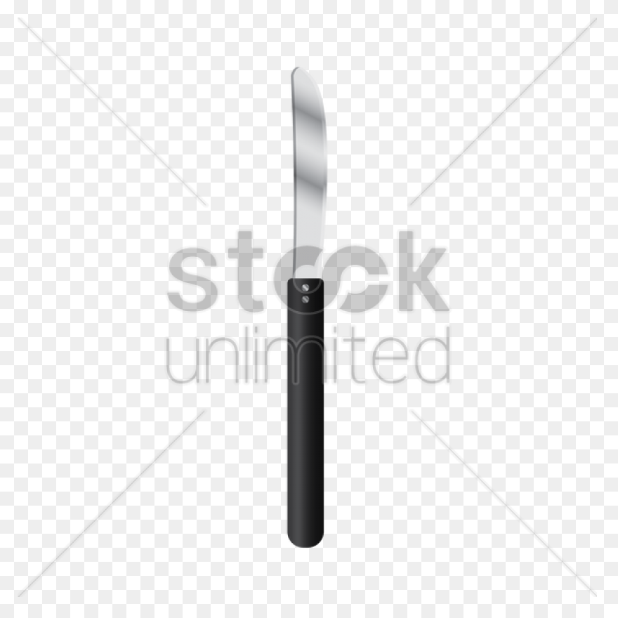 Transparent Background Butter Knife