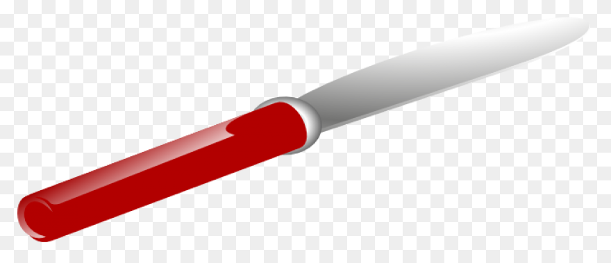 Transparent Background Butter Knife