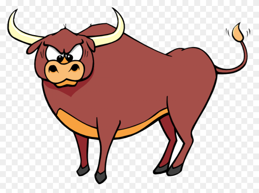 Cartoon Clipart Bull - ClipartFlare