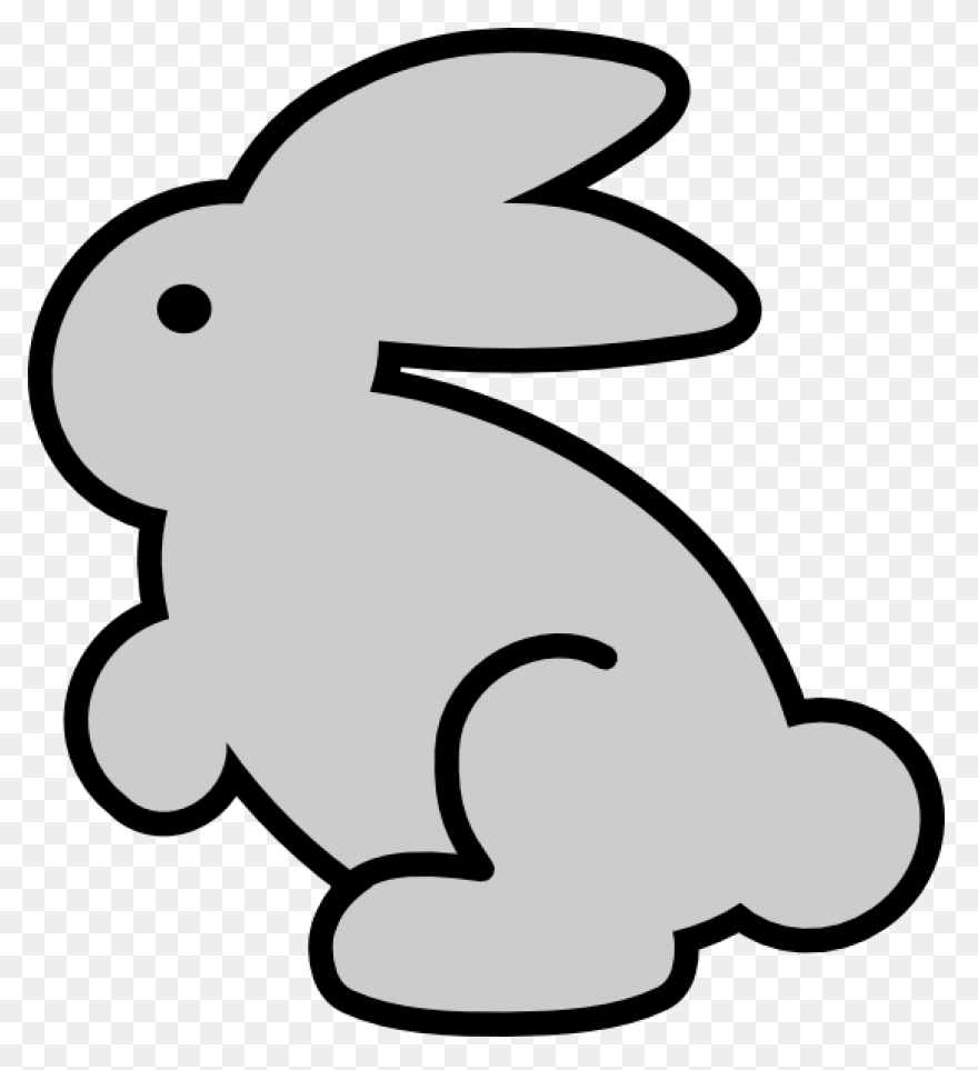 Cyan Bunny Clip Art At ClipartFlare