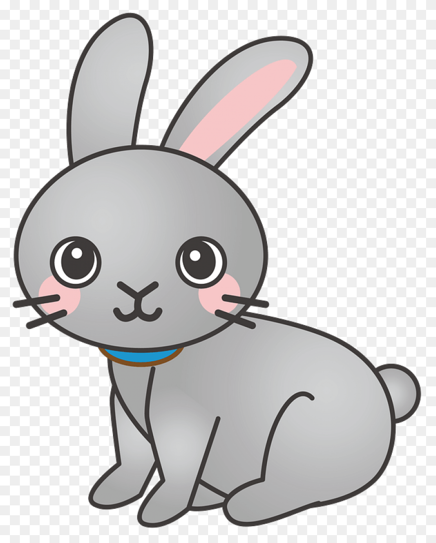 Cyan Bunny Clip Art At ClipartFlare