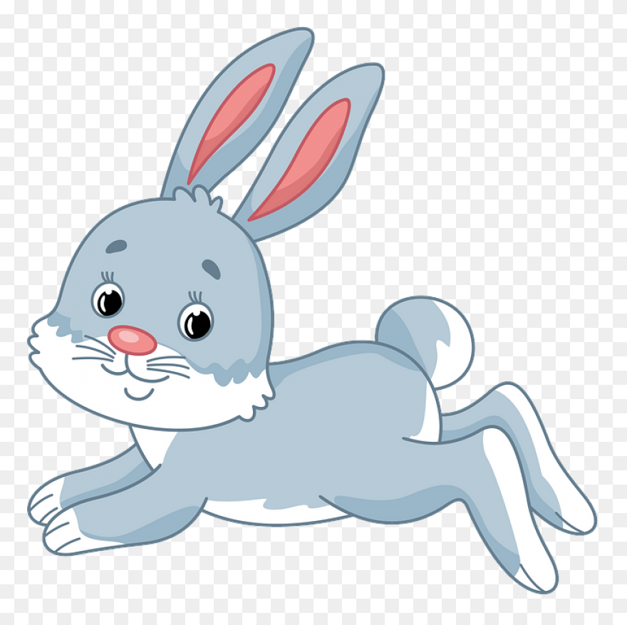 Cyan Bunny Clip Art At ClipartFlare