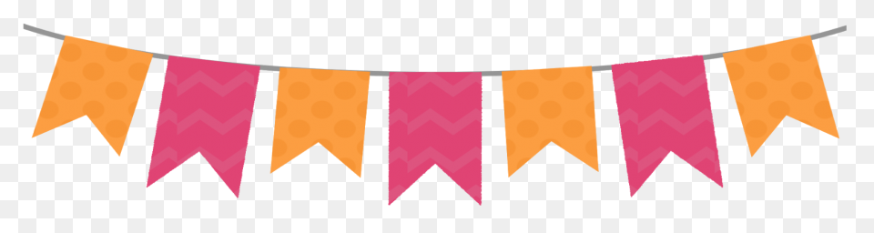 Mini Flag Bunting - Gold
