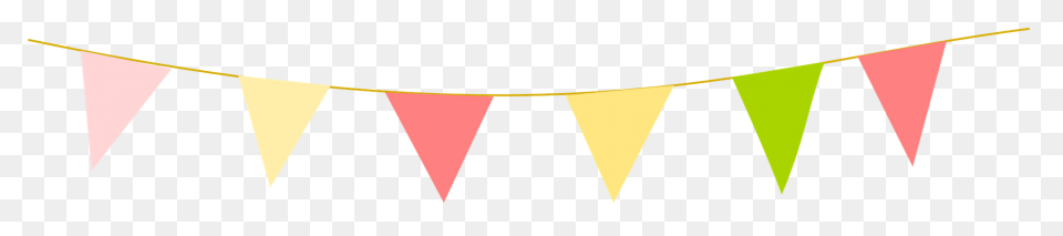 Mini Flag Bunting - Gold