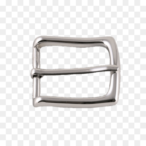 Shiny Silver Belt Buckle Png - Buckle