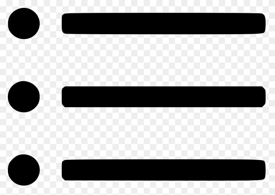 List Unorder Text Bullet Point - Bullet Point