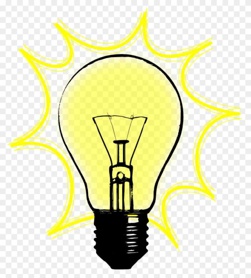 Thinking Brain Cliparts - Light Bul