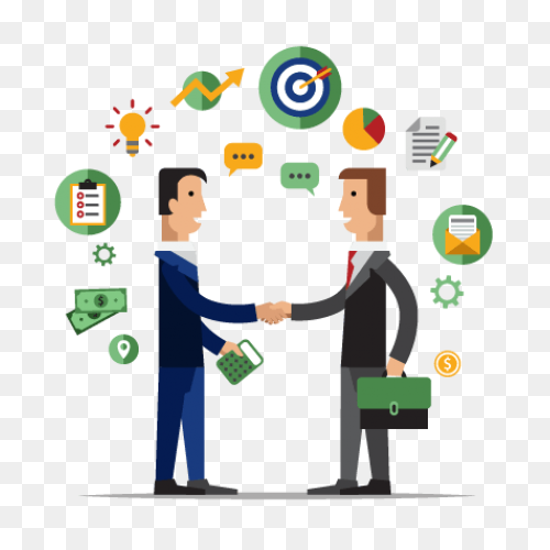 Businessperson Teamwork Company - U