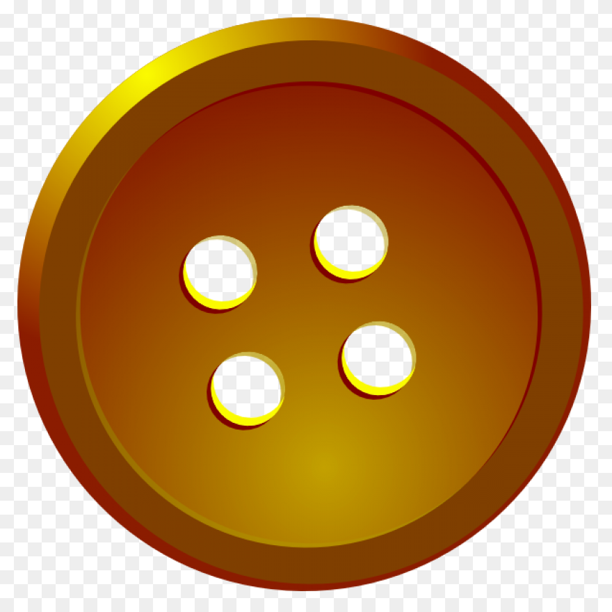 Yellow Button Clip Art - Yellow But