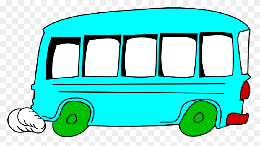 Download Bus Clipart Vector - Blue 