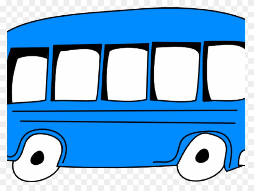 Download Bus Clipart Vector Blue - Bus