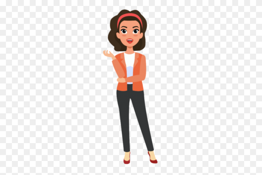 Business Woman Character, Confident