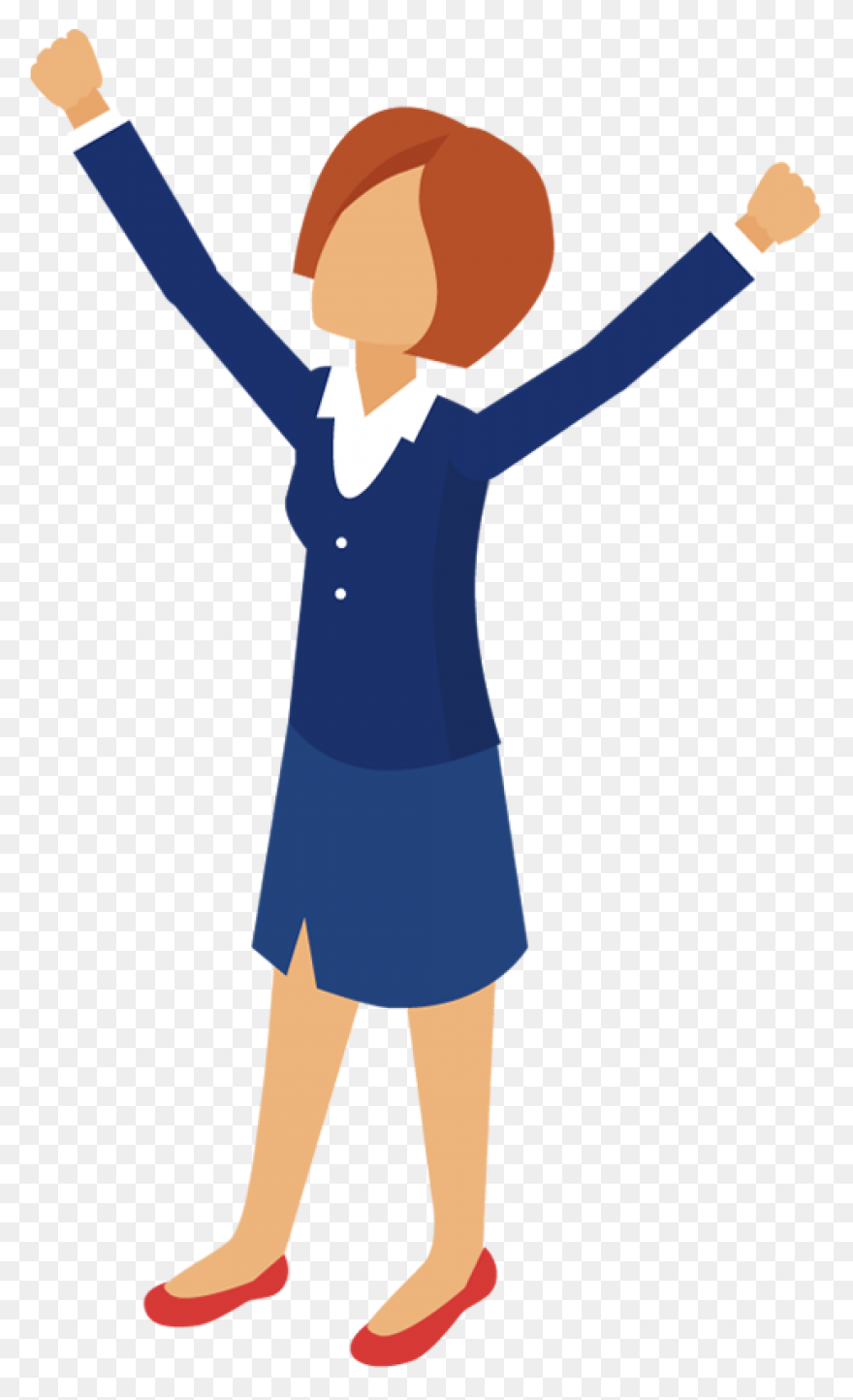 Business Woman Character, Confident