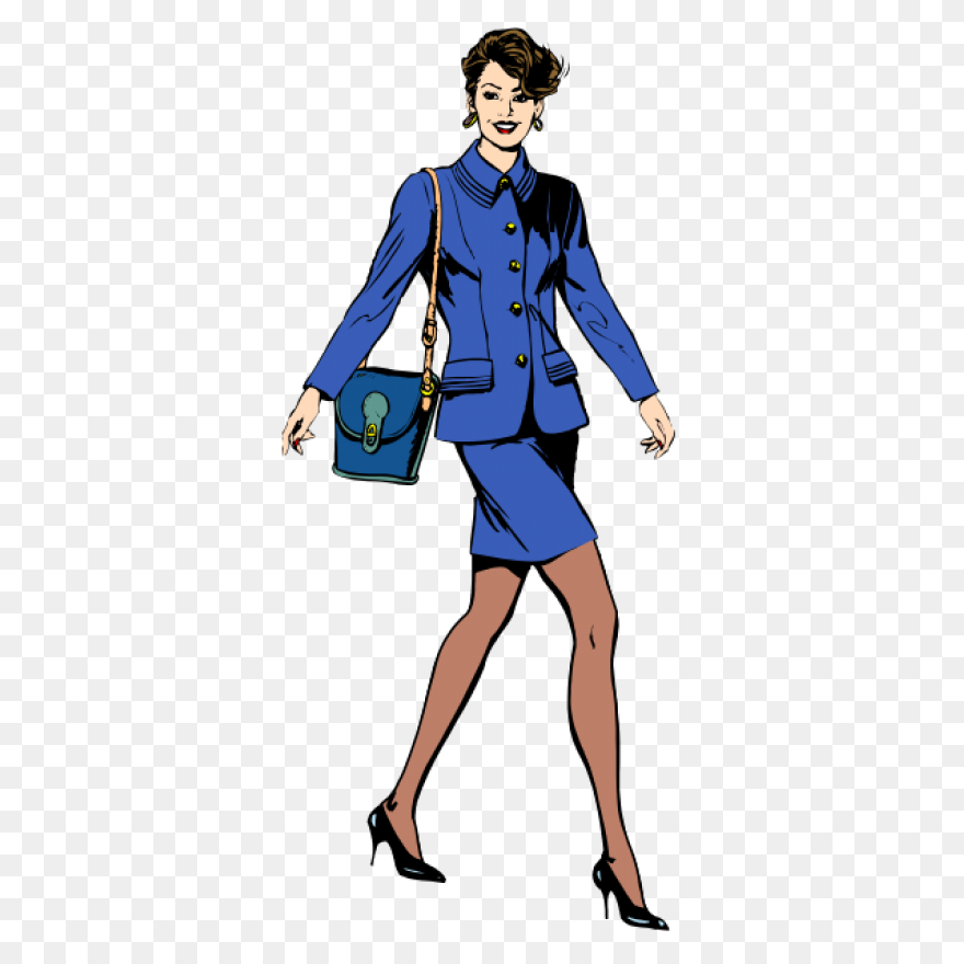 Business Woman Character, Confident