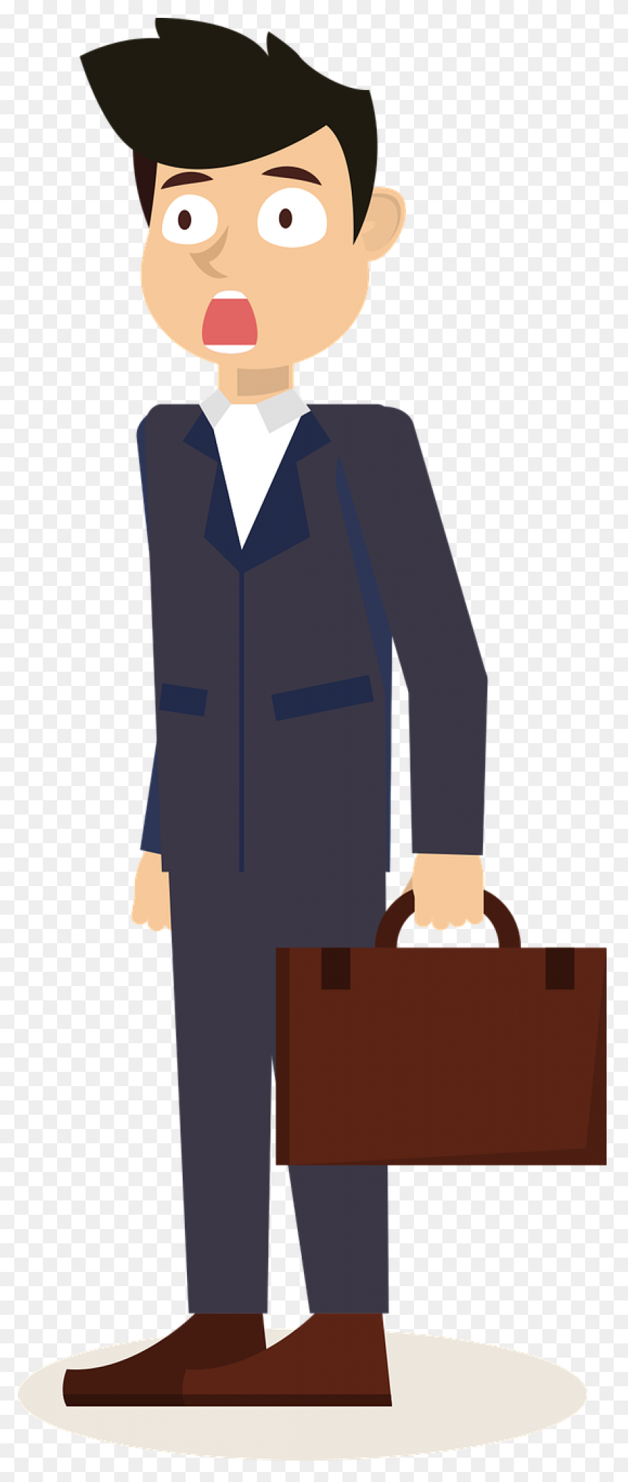 Business Man Computer Clipart - Com