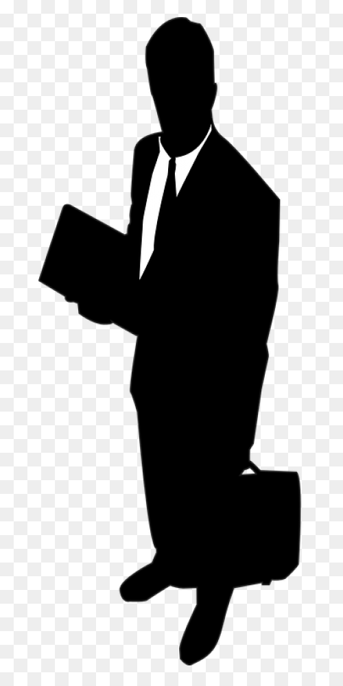 A Curious Cartoon Businessman - Cli