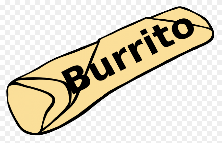Burrito Clipart At .com Vector - Burrito