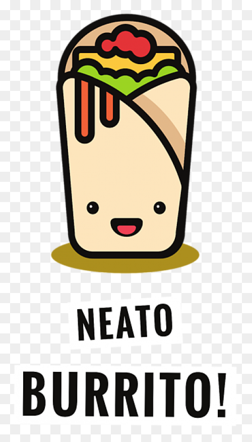 Neato Burrito Clipart Full Size - Burrito