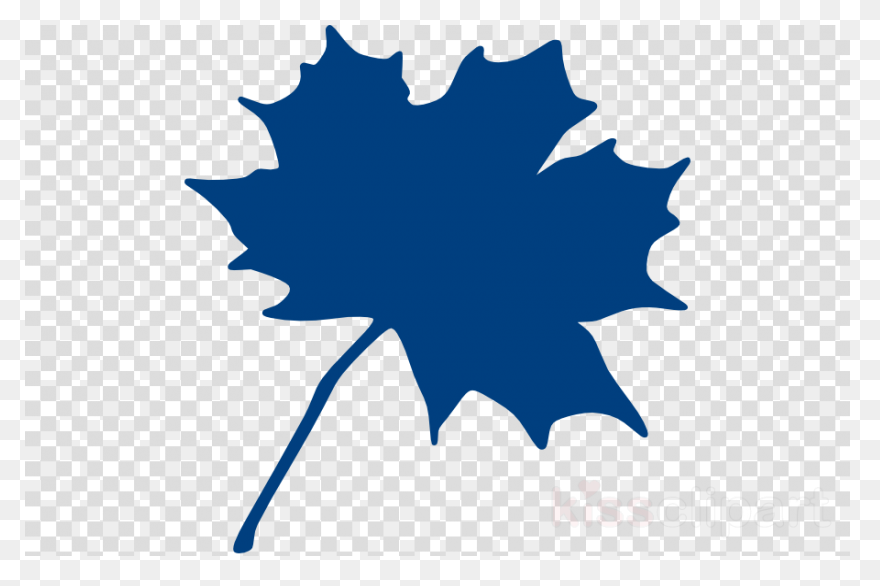 Maple Leaf Blue Clipart Maple - Canadian Leaf