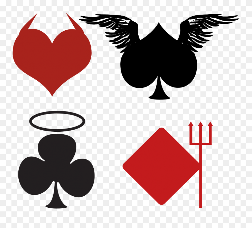 Card, Playing Card, Suits, Symbols 
