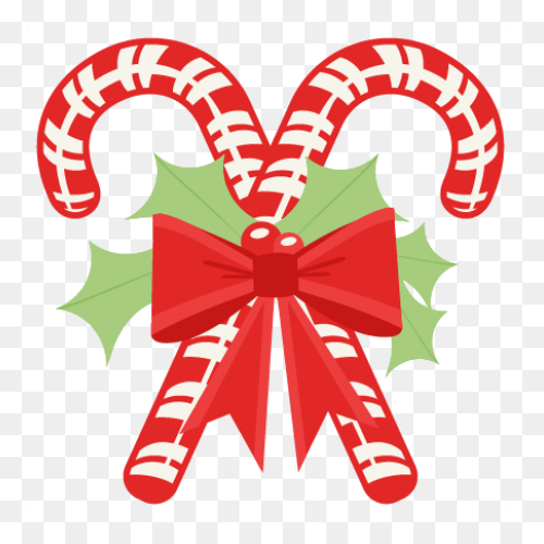 Christmas Candy Cane Border Clipart