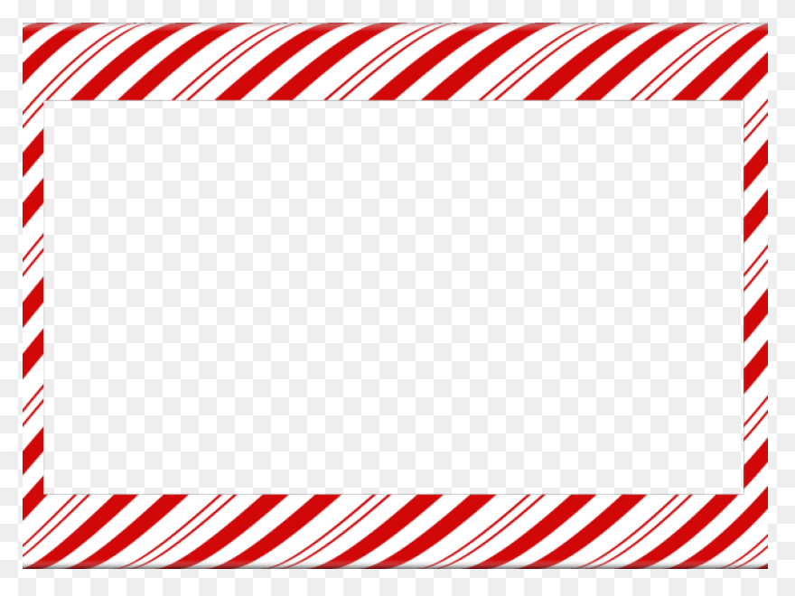 Christmas Candy Cane Border Clipart