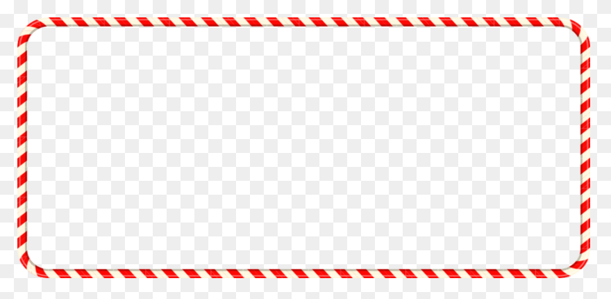 Christmas Candy Cane Border Clipart