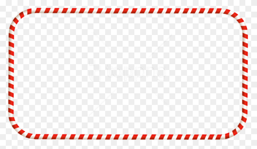 Christmas Candy Cane Border Clipart