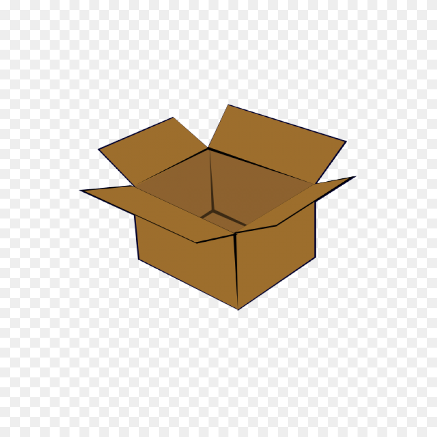 Empty Cardboard Box Png Image | 