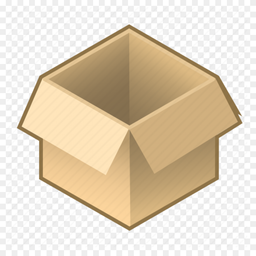 Empty Cardboard Box Png Image - Cardboard