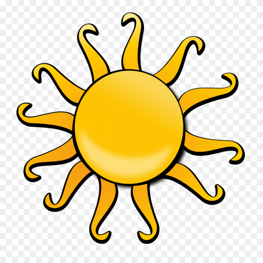 Bright Sun, Cartoon Sun, Solar Sun,