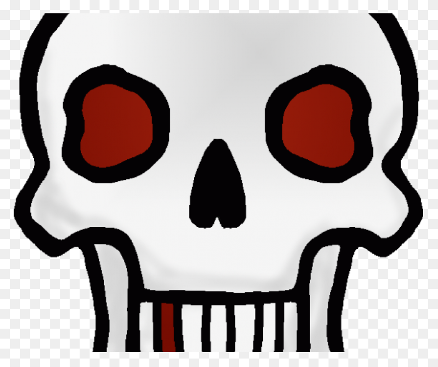 Bone Clipart Skellington Skull Art - Cartoon Skull